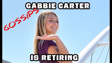 Gabbie carter has officially retired from the porn industry